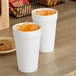 Dart 16 Oz Foam Cups, Insulated Disposable White, Hot and Cold Drinks, 100 Count, 16J16 To-Go Cups