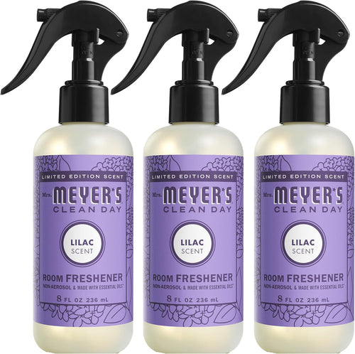 Mrs. Meyer’s Clean Day Room Freshener – Lilac Scent (8 oz, 3-Pack)