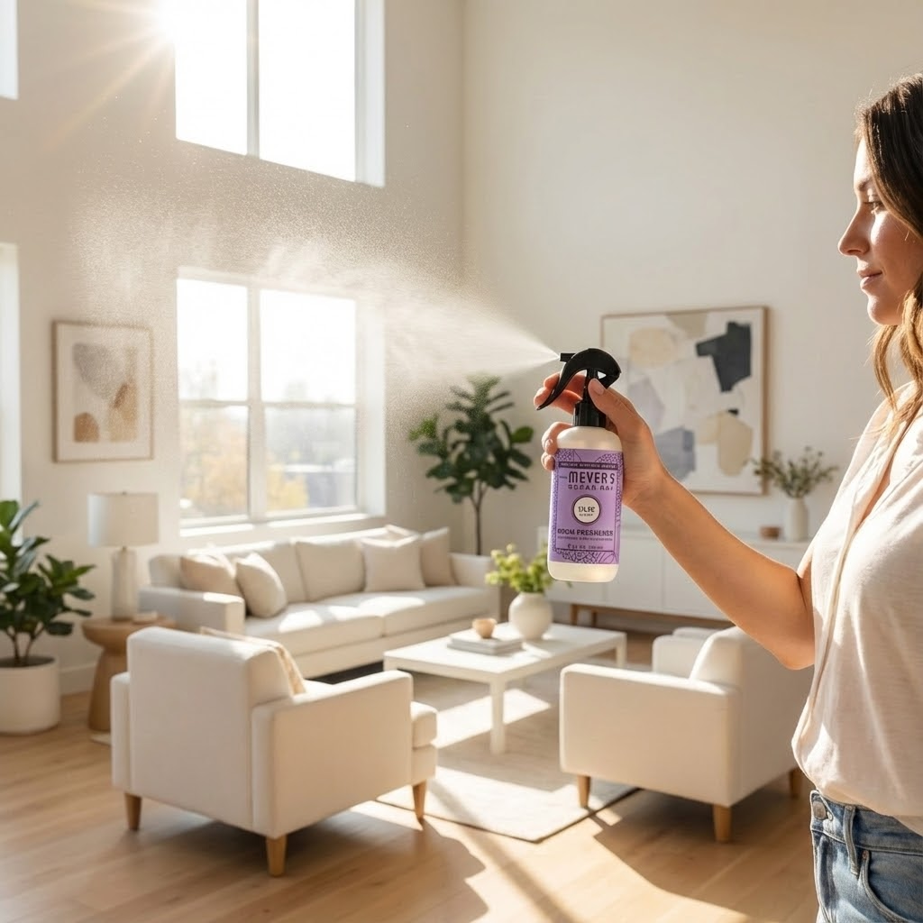 Mrs. Meyer’s Clean Day Room Freshener – Lilac Scent (8 oz, 3-Pack)